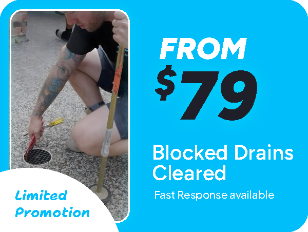 Blocked Drains Cleared From $79