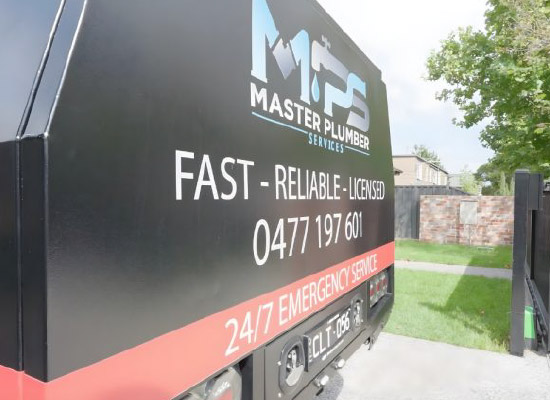 Emergency plumber van ready for urgent plumbing call outs